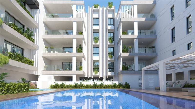 Apartments in a modern residential complex in Larnaca, Cyprus