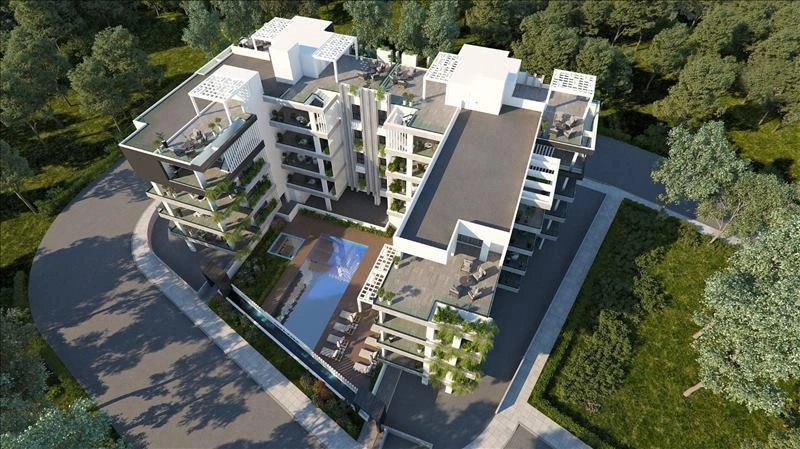 Apartments in a modern residential complex in Larnaca, Cyprus