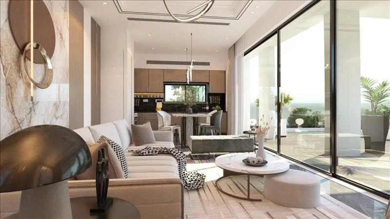 Apartments in a modern residential complex in Larnaca, Cyprus