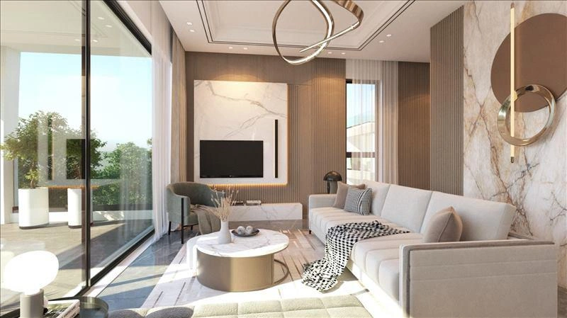 Apartments in a modern residential complex in Larnaca, Cyprus