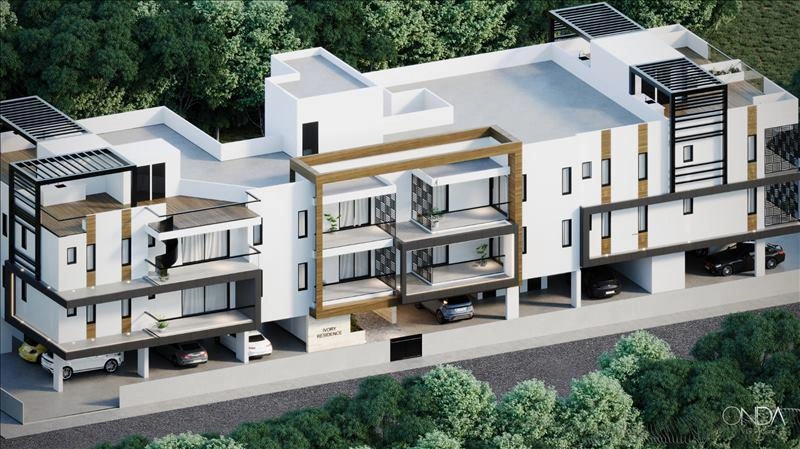Apartments in a modern residential complex in Livadia, Larnaca, Cyprus
