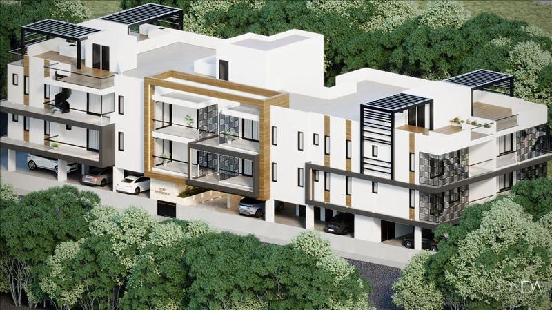 Apartments in a modern residential complex in Livadia, Larnaca, Cyprus