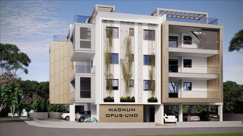 Apartments in a residential complex in Larnaca, Cyprus