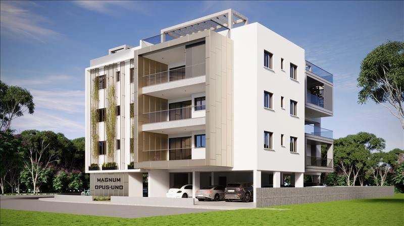 Apartments in a residential complex in Larnaca, Cyprus