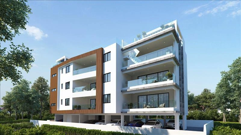 Apartments in a modern residential complex in Larnaca, Cyprus