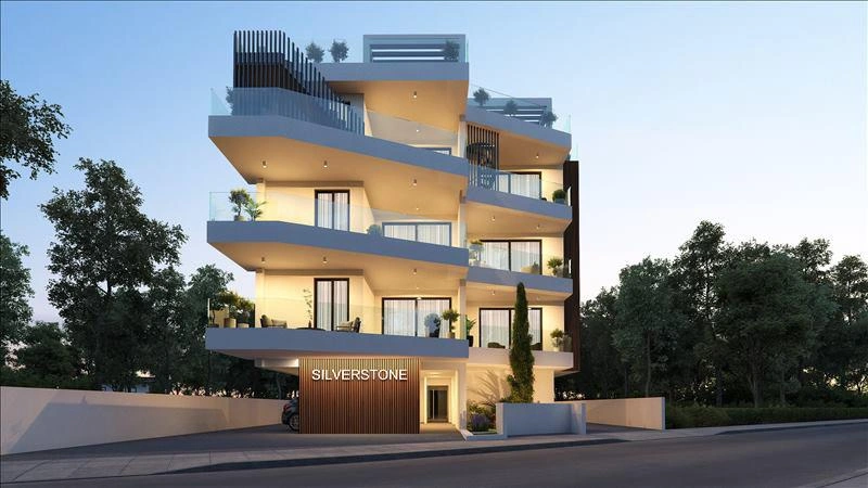 Apartments in a modern residential complex in Larnaca, Cyprus