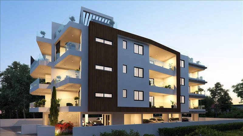 Apartments in a modern residential complex in Larnaca, Cyprus
