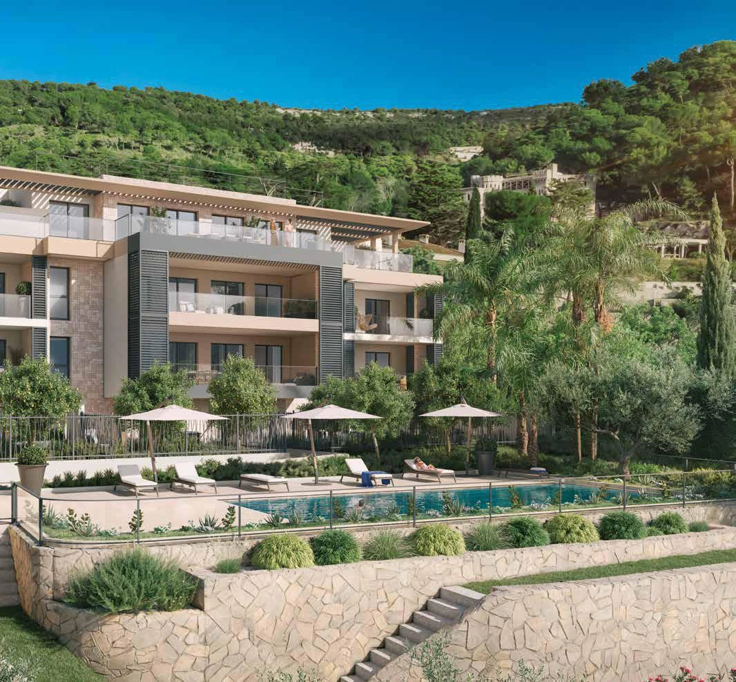 法国普罗旺斯-阿尔卑斯-蔚蓝海岸现代住宅综合体中的公寓