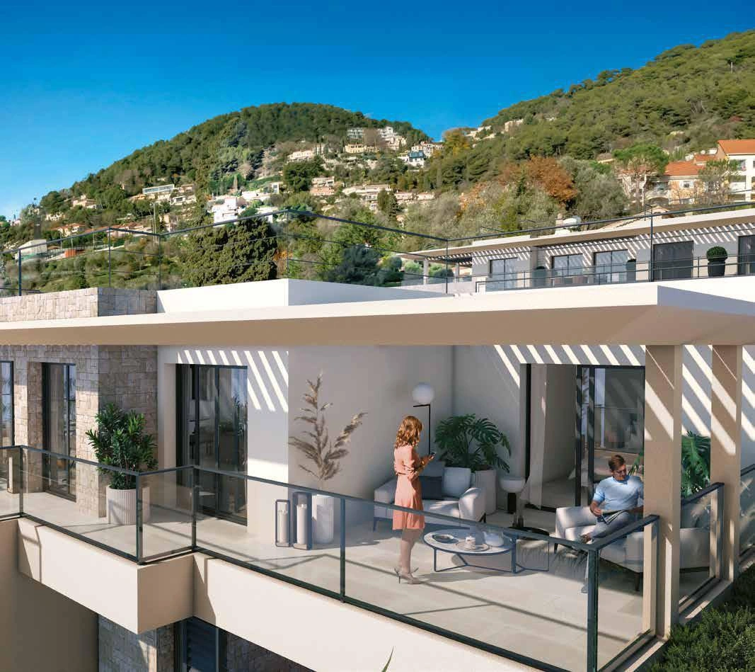 法国普罗旺斯-阿尔卑斯-蔚蓝海岸现代住宅综合体中的公寓