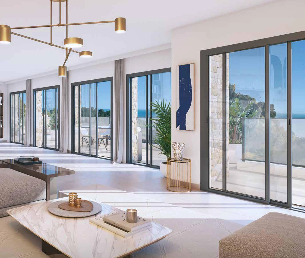 法国普罗旺斯-阿尔卑斯-蔚蓝海岸现代住宅综合体中的公寓