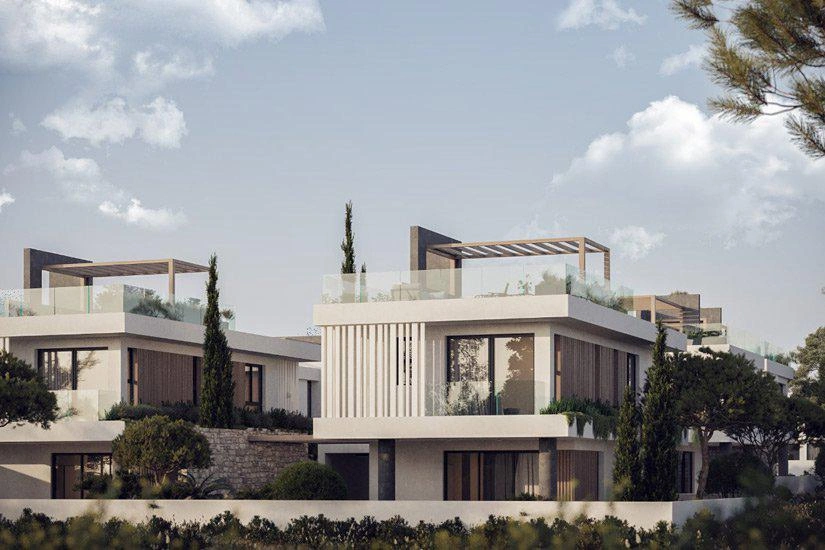 Villas in a modern residential complex in Famagusta, Cyprus