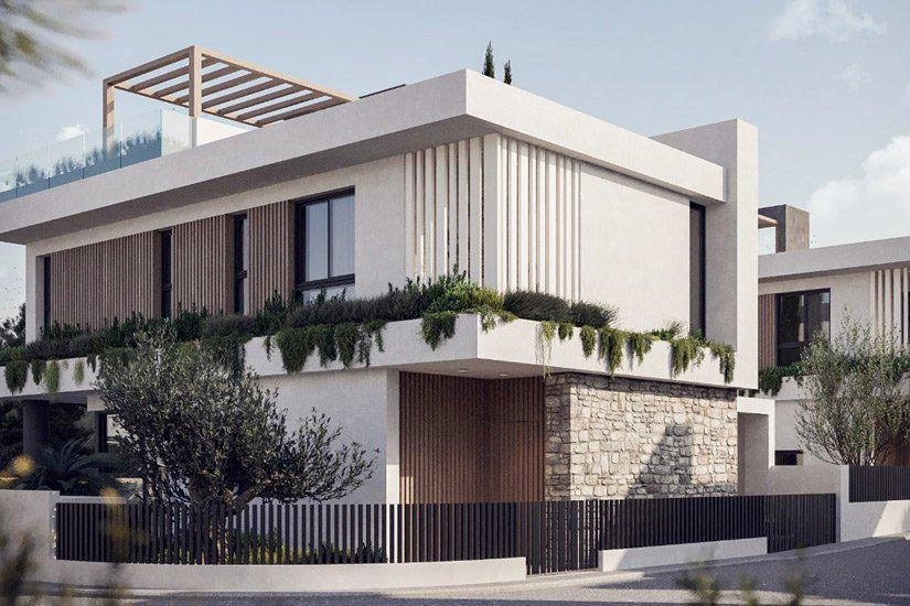 Villas in a modern residential complex in Famagusta, Cyprus