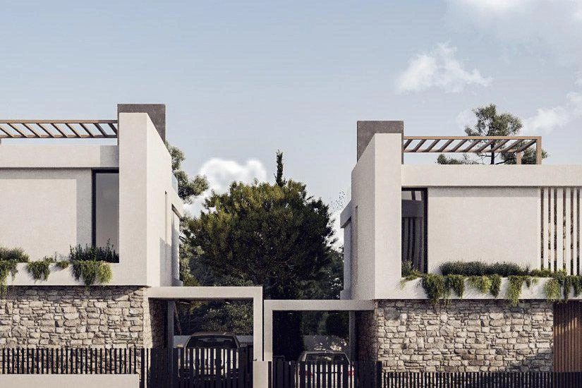 Villas in a modern residential complex in Famagusta, Cyprus