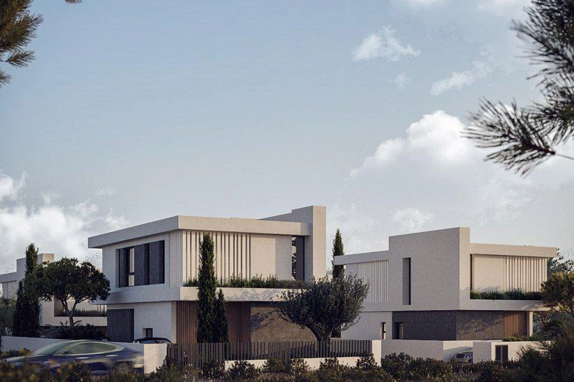 Villas in a modern residential complex in Famagusta, Cyprus