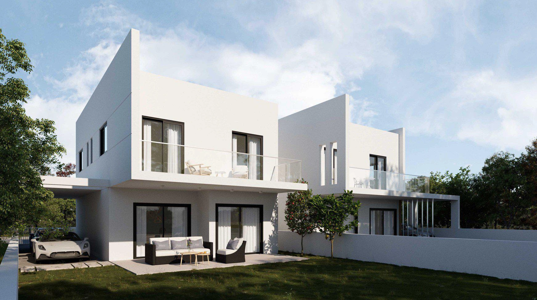 Residences in a modern residential complex in Nicosia, Cyprus