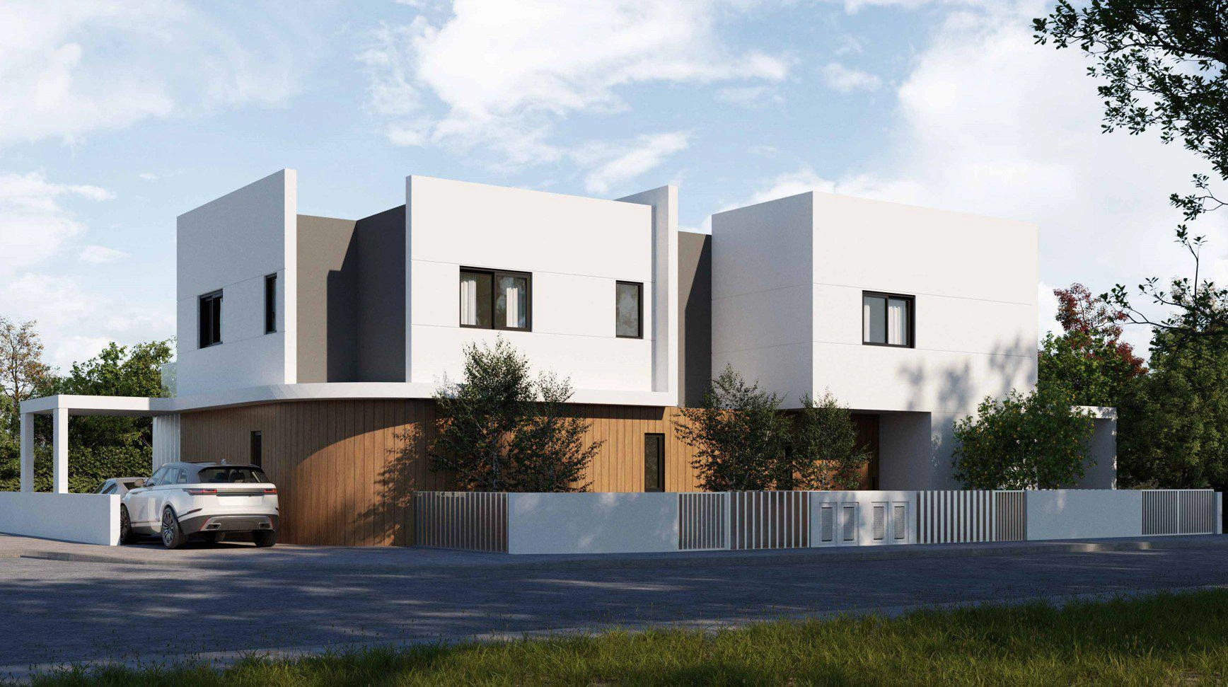 Residences in a modern residential complex in Nicosia, Cyprus