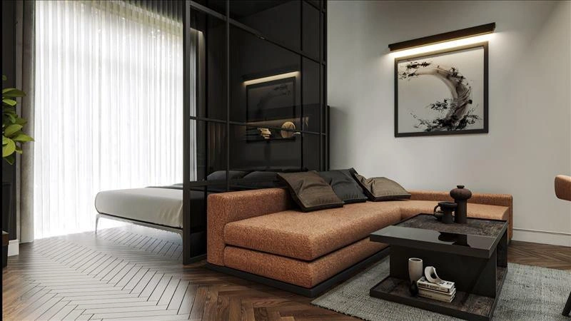 آپارتمانها در یک مجتمع مسکونی در استانبول، ترکیه