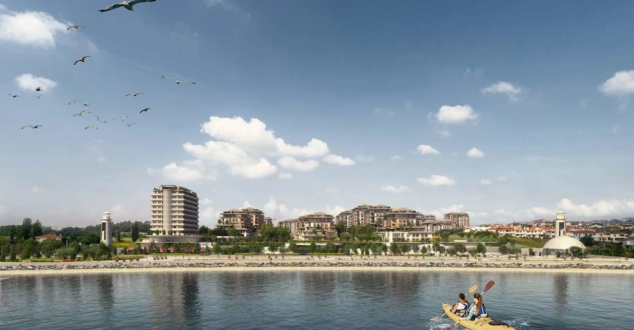 土耳其,伊斯坦布尔,图兹拉的住宅综合体公寓