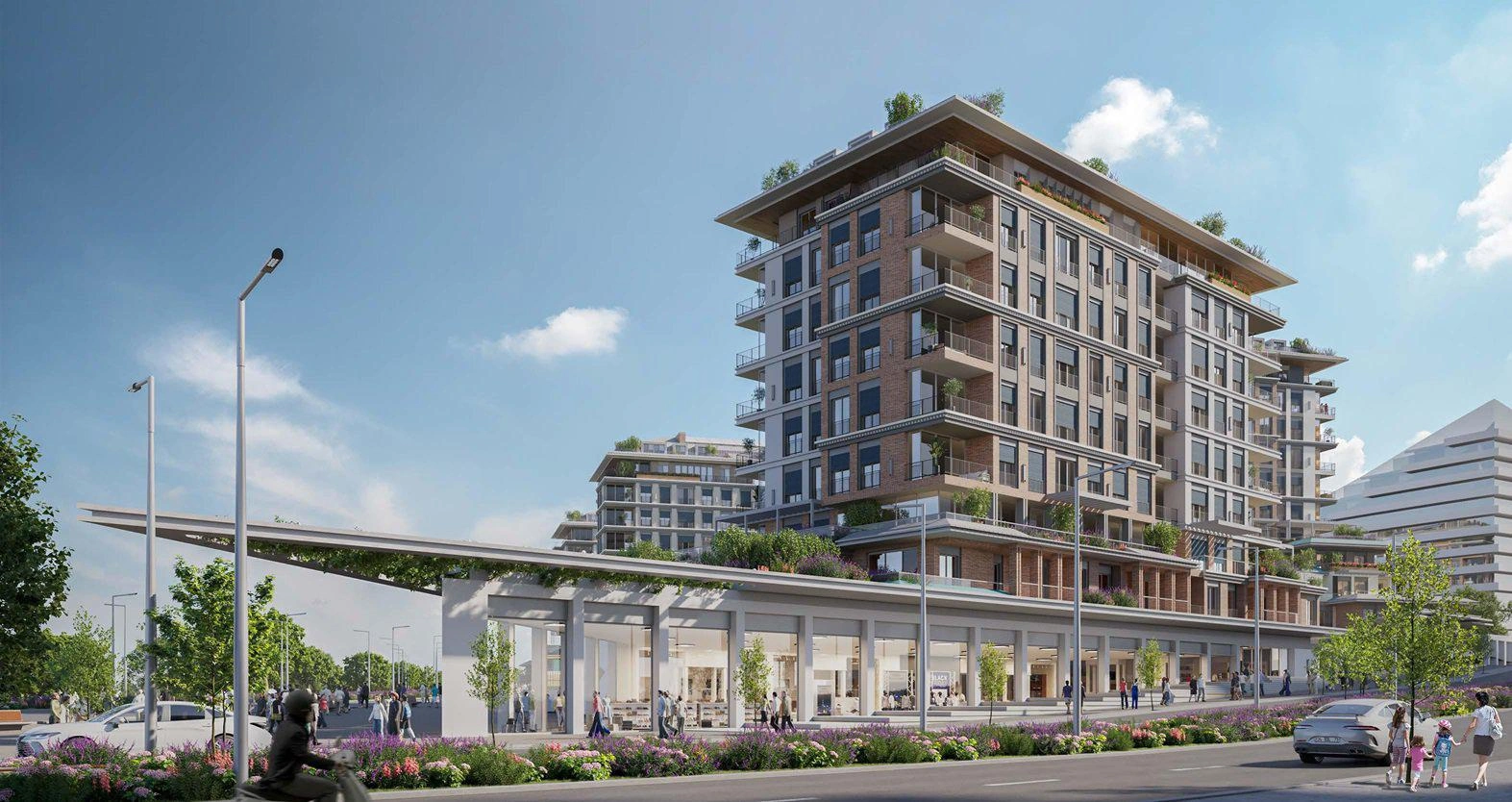 土耳其,伊斯坦布尔,图兹拉的住宅综合体公寓