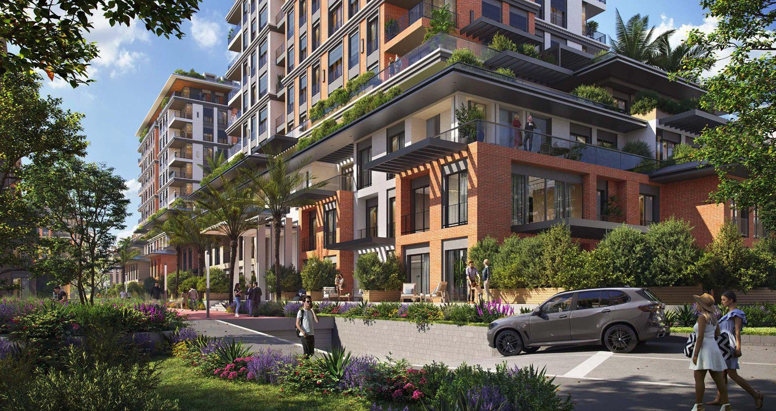 土耳其,伊斯坦布尔,图兹拉的住宅综合体公寓