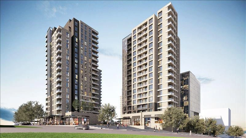 Apartments in a new residence in Istanbul, Turkiye