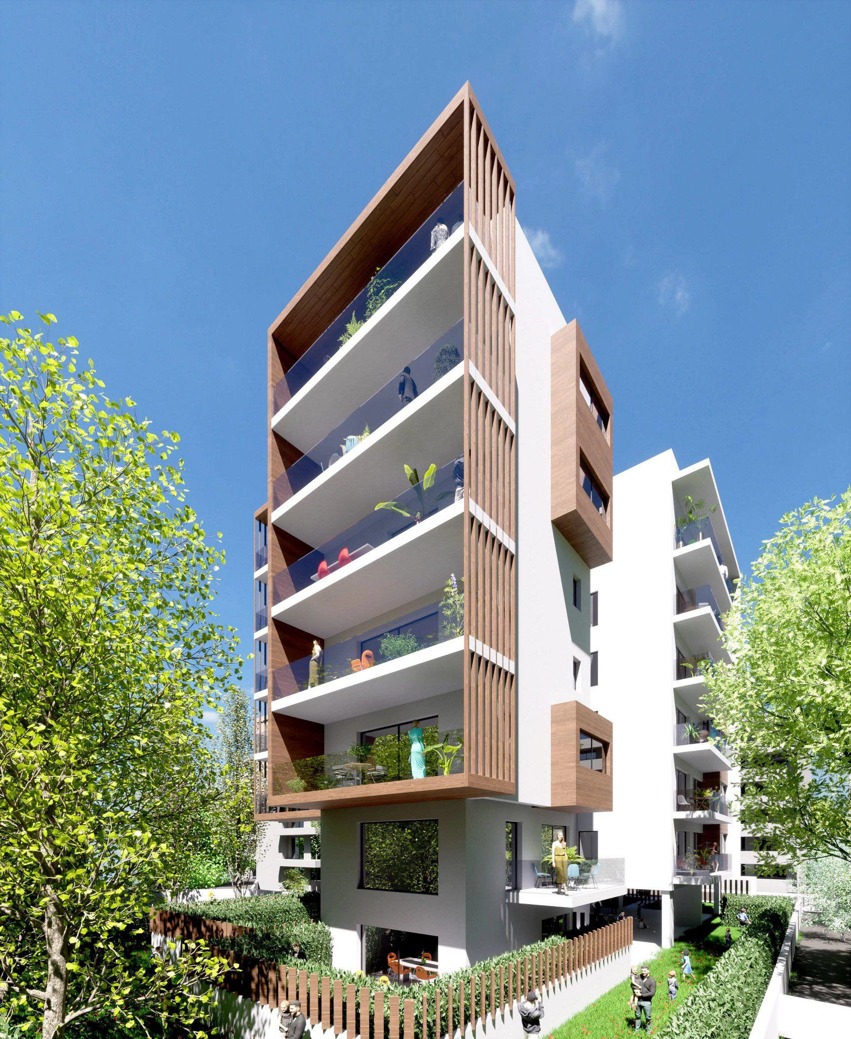 एटिका, ग्रीस के एक आवासीय परिसर में अपार्टमेंट्स