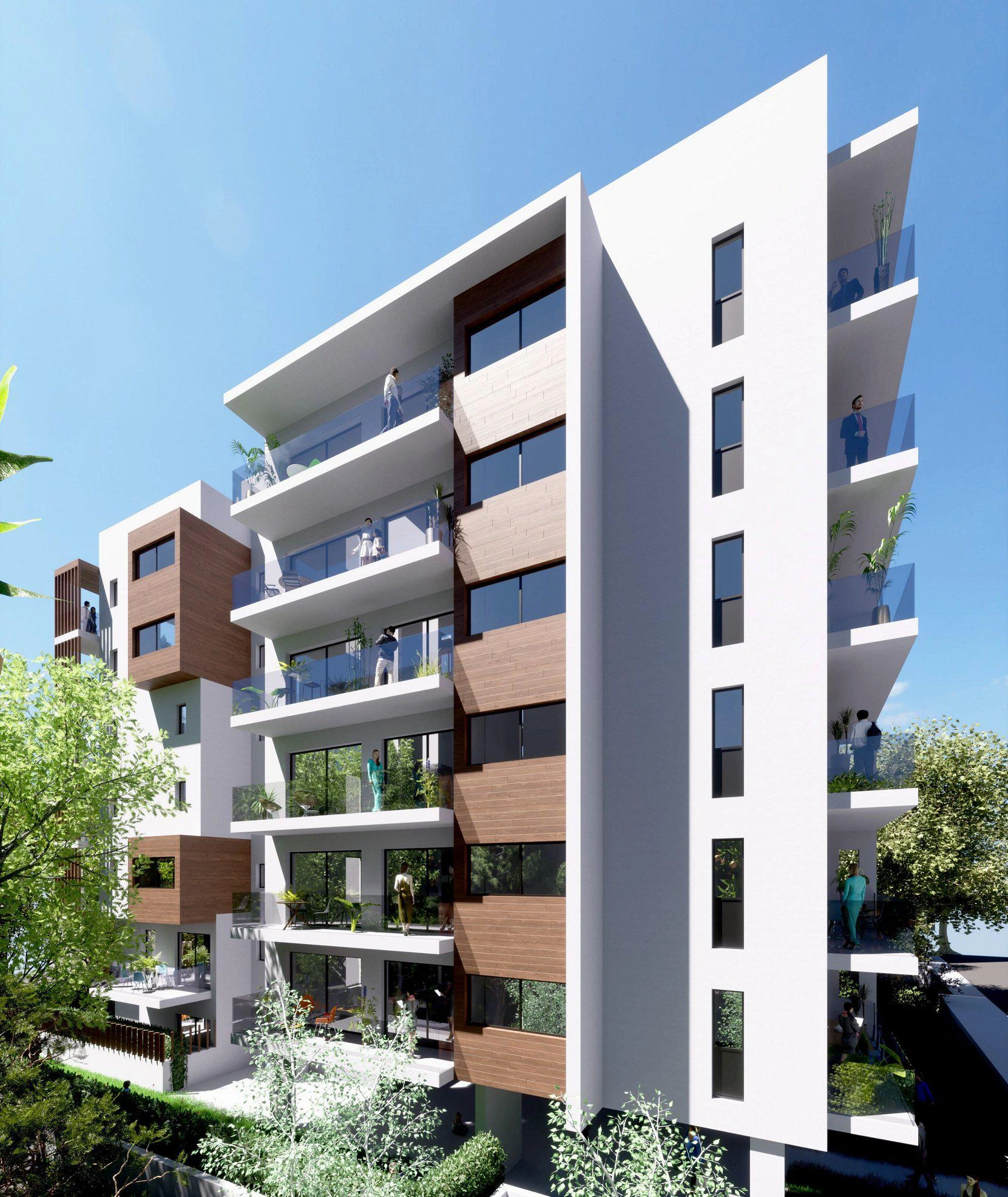 एटिका, ग्रीस के एक आवासीय परिसर में अपार्टमेंट्स