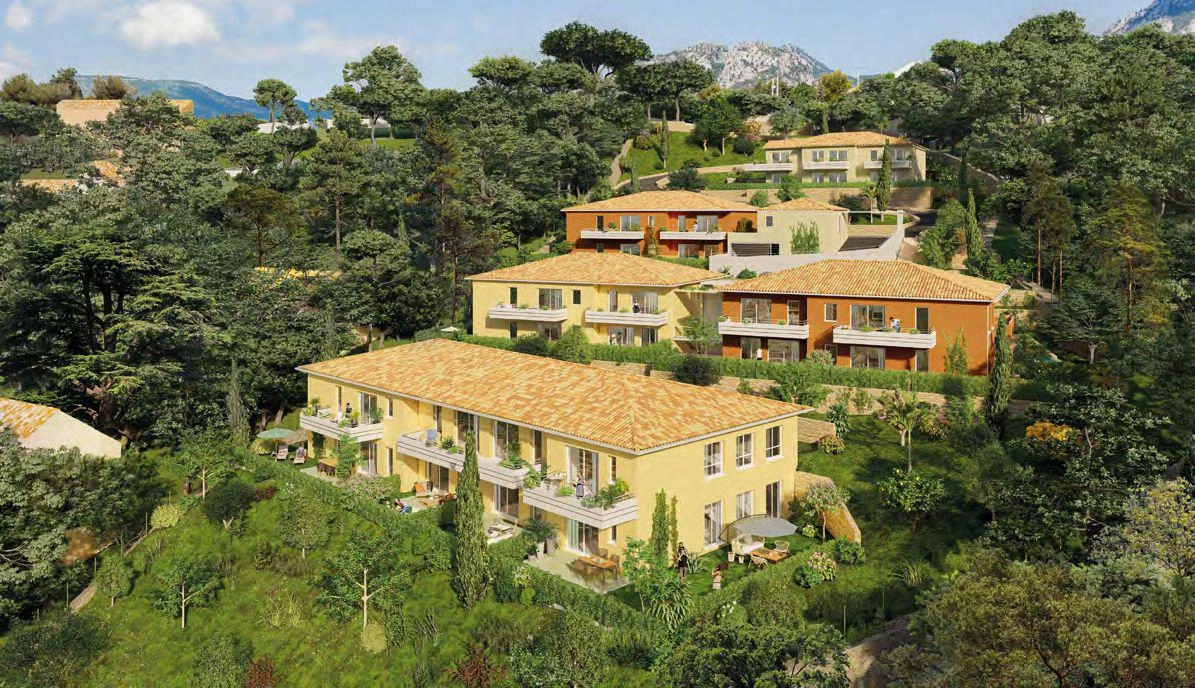 Apartments in a modern residential complex in Provence-Alpes-Cote d'Azur, France
