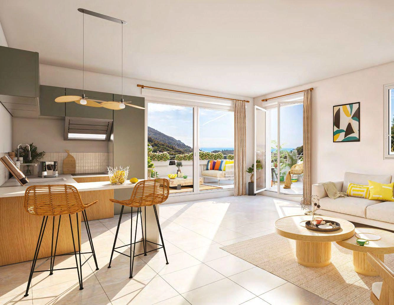 Apartments in a modern residential complex in Provence-Alpes-Cote d'Azur, France
