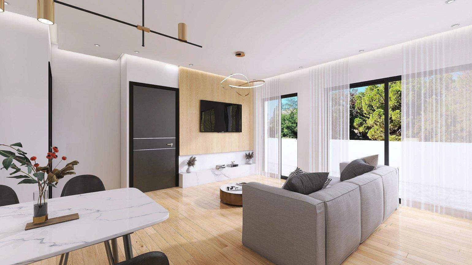 Apartments in a new residential complex in Attica, Greece