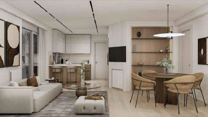 Apartments in a modern residential complex in Attica, Greece