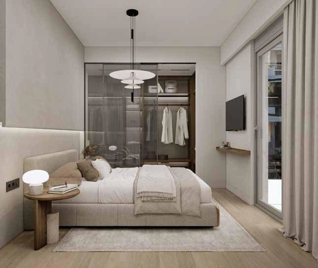 Apartments in a modern residential complex in Attica, Greece