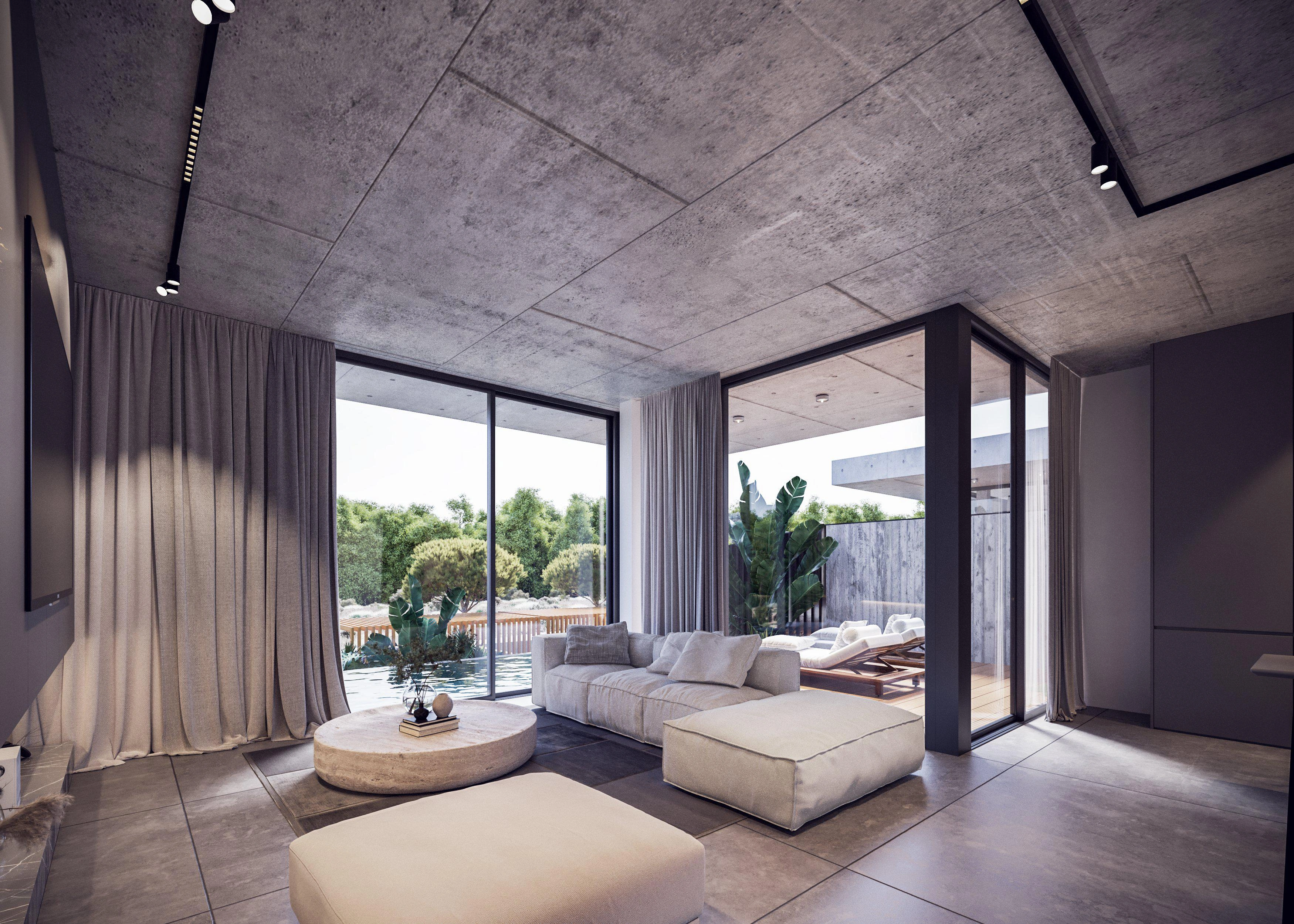 Villas in a modern residential complex in Paphos, Cyprus