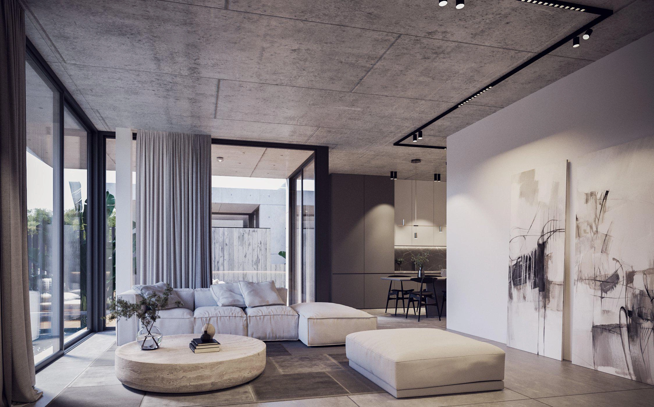 Villas in a modern residential complex in Paphos, Cyprus