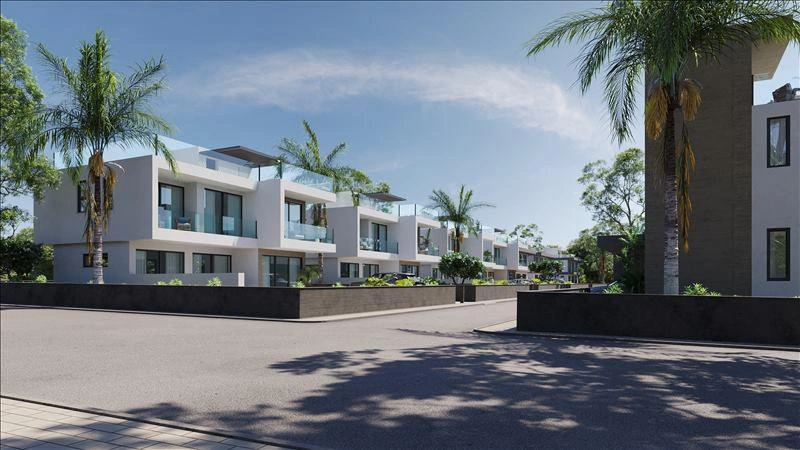 Villas in a modern residential complex in Paphos, Cyprus