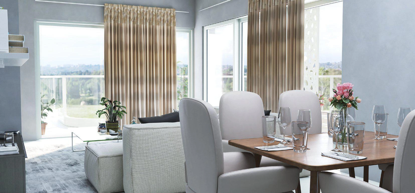 लार्नाका, साइप्रस में आधुनिक आवासीय कॉम्प्लेक्स के अपार्टमेंट