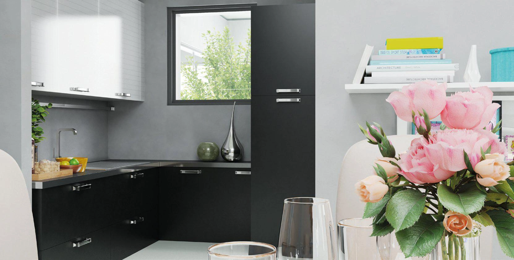 लार्नाका, साइप्रस में आधुनिक आवासीय कॉम्प्लेक्स के अपार्टमेंट