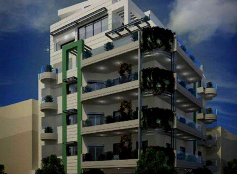 अटिका, ग्रीस के एक आधुनिक आवासीय परिसर में पेंटहाउस