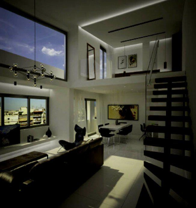 अटिका, ग्रीस के एक आधुनिक आवासीय परिसर में पेंटहाउस