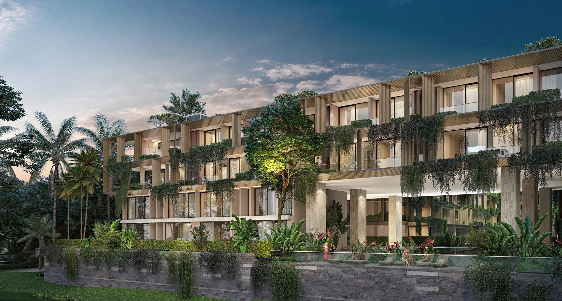 普吉岛现代住宅综合体公寓