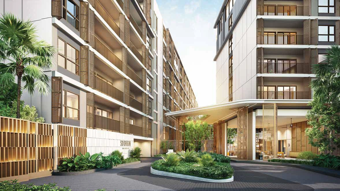 Apartments in a residential complex near Bang Tao Beach, Phuket, Thailand