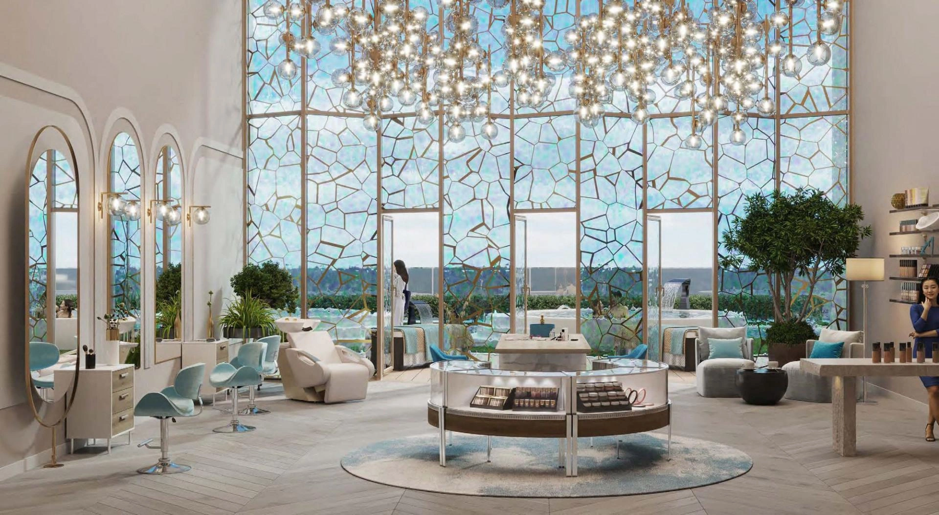 Business Bay, Dubai, Birleşik Arap Emirlikleri'nde lüks daireler