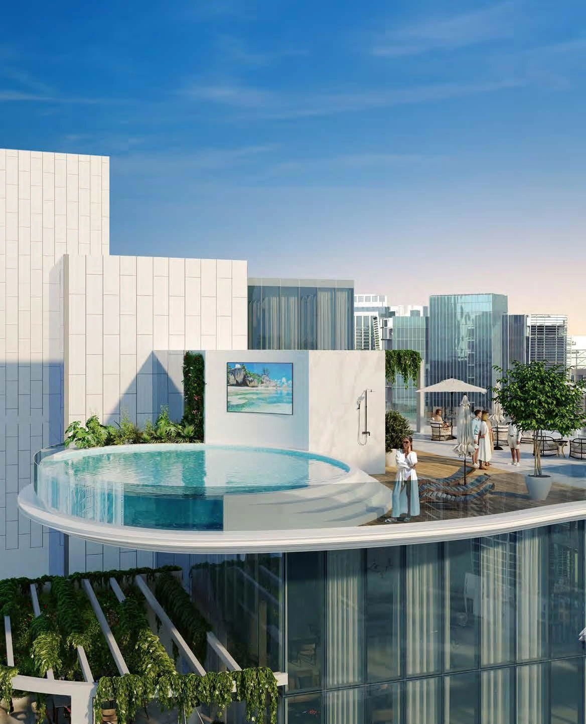 Business Bay, Dubai, Birleşik Arap Emirlikleri'nde lüks daireler