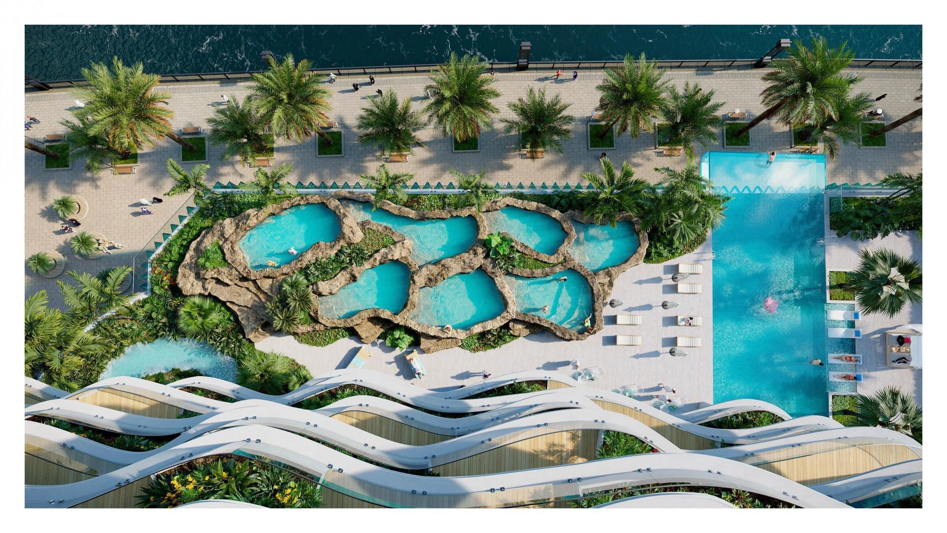 Business Bay, Dubai, Birleşik Arap Emirlikleri'nde lüks daireler