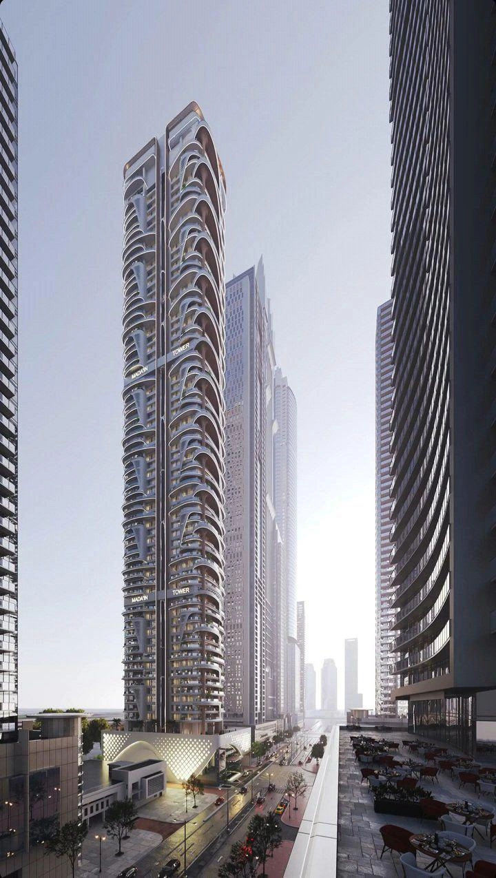 位于阿联酋迪拜住宅综合体的公寓