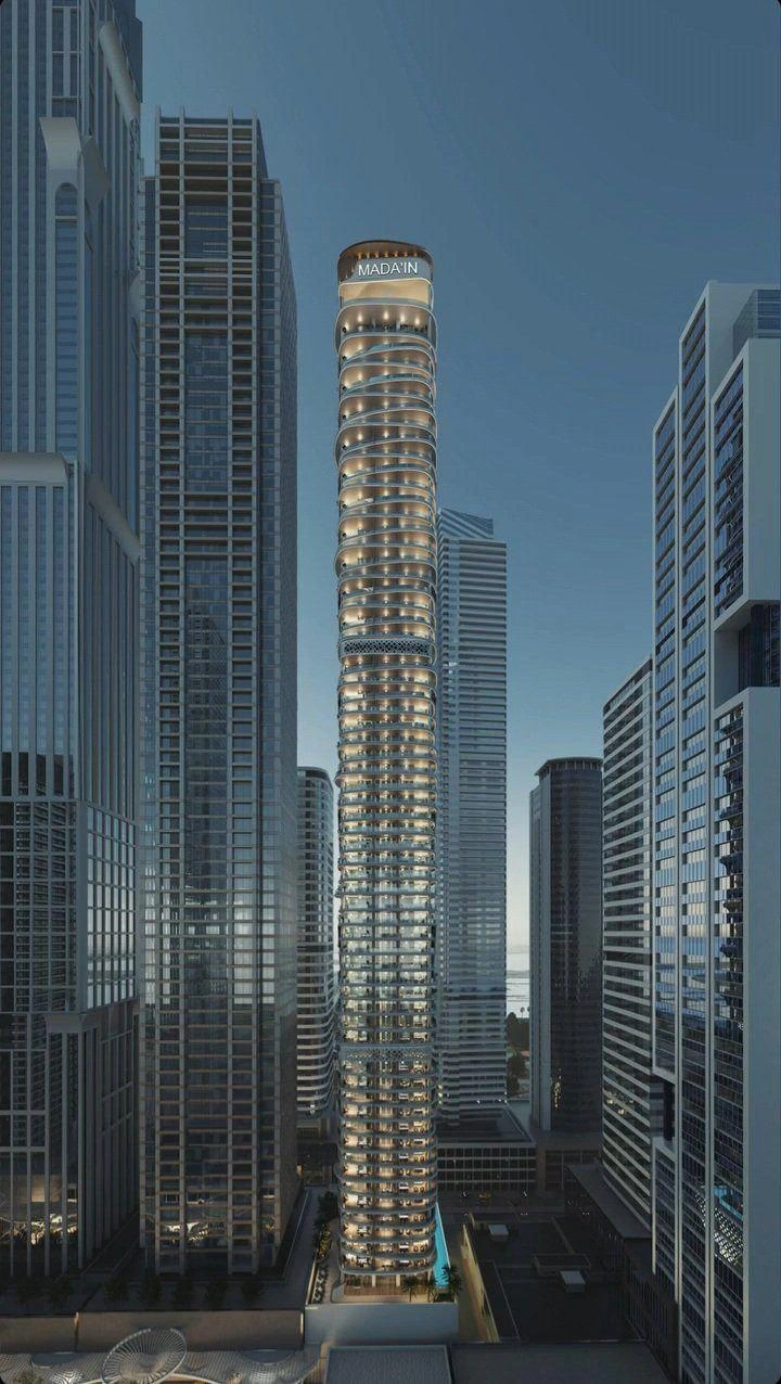 位于阿联酋迪拜住宅综合体的公寓