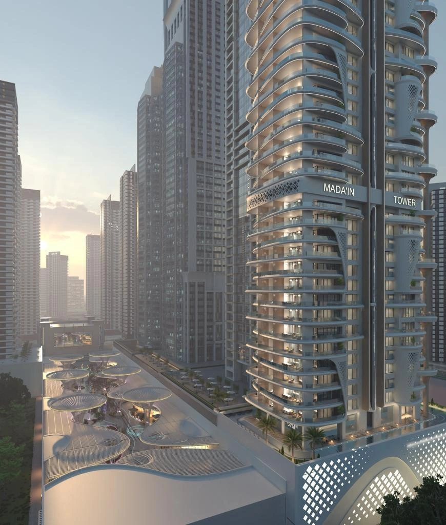 位于阿联酋迪拜住宅综合体的公寓