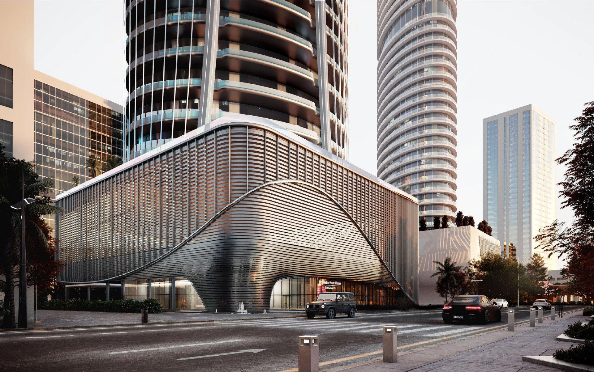 아랍에미리트 두바이 다운타운의 Mercedes Benz Places 아파트