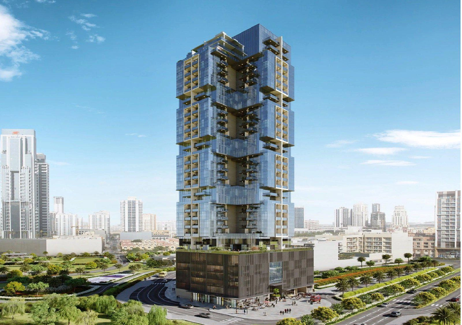 Apartamentos em um empreendimento residencial em Jumeirah Village Circle, Dubai, Emirados Árabes Unidos