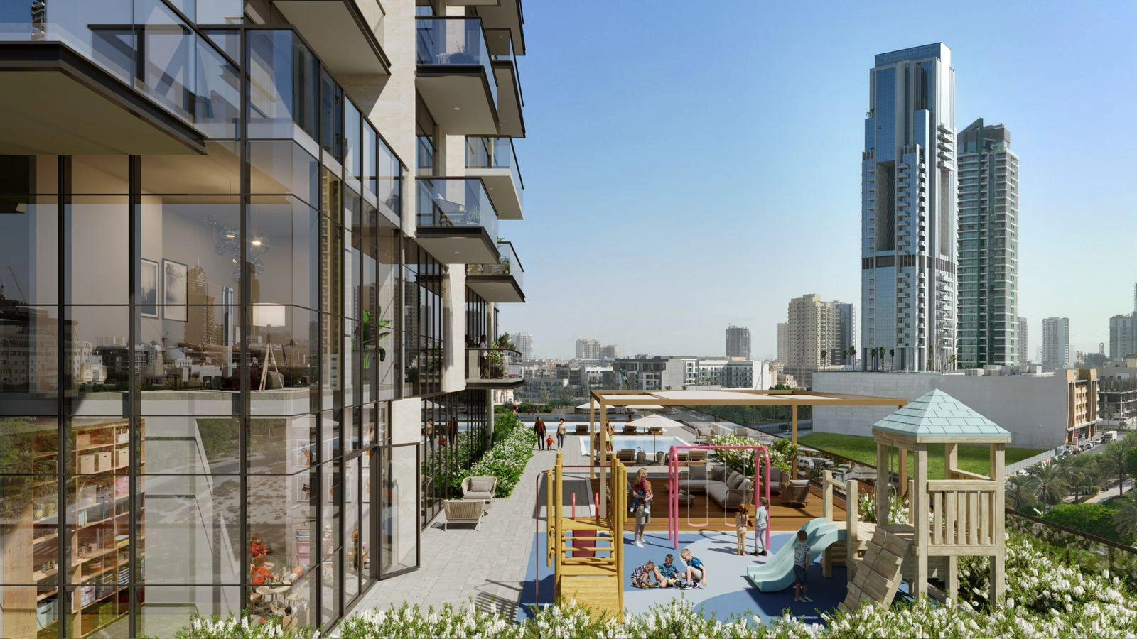 Apartamentos em um empreendimento residencial em Jumeirah Village Circle, Dubai, Emirados Árabes Unidos